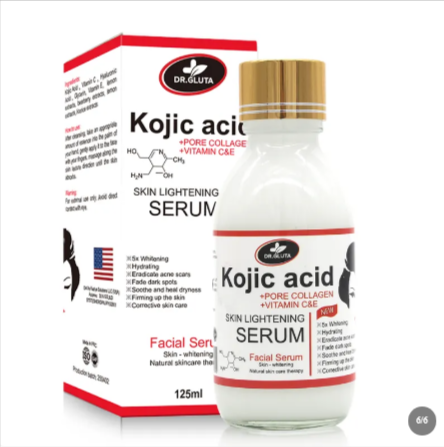 Kojic Acid Brightening Face Serum 125ml | Even Skin Tone Brightening Face Serum Oasis Select 125ml