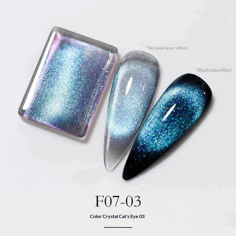 Cat's Eye Gel Polish – Aurora Chameleon Nail Art | 15mL Nail Gel Polish Oasis Select
