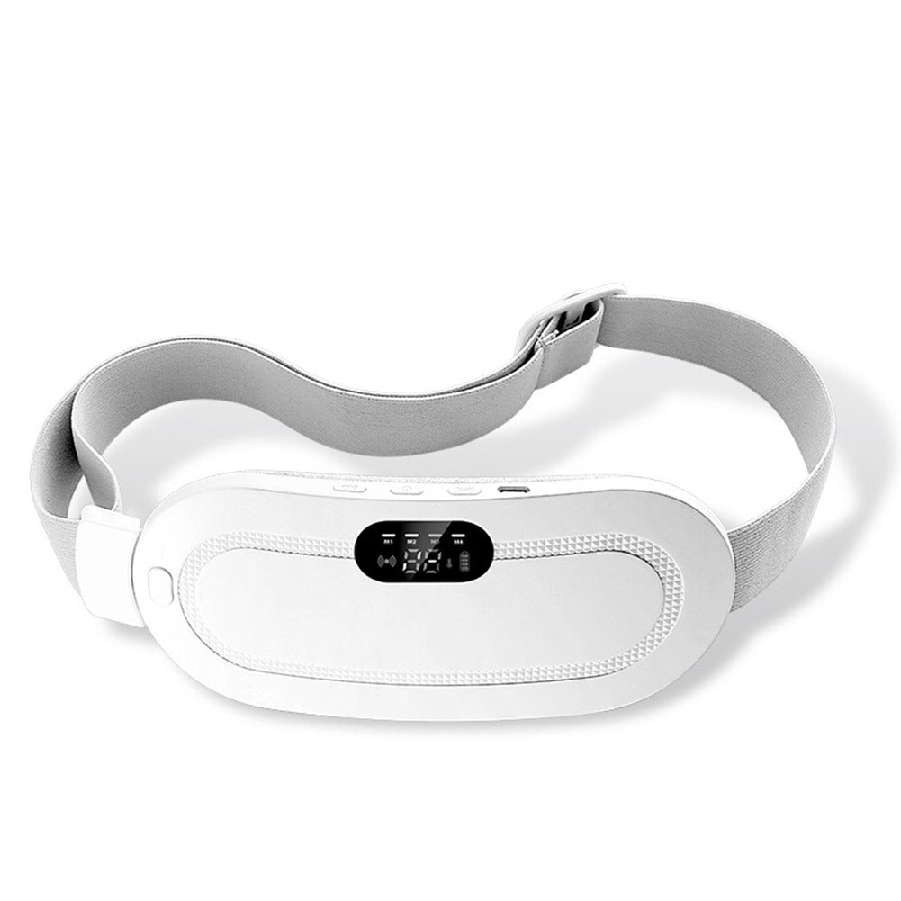 Smart Heating Pad Belt – Warmth & Vibration Massage | USB Heating Massage Belt Oasis Select White Standard
