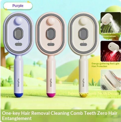Electric Spray Airbag Massage Comb with Essential Oil Mist Electric Massage Comb Oasis Select Purple Flagship model