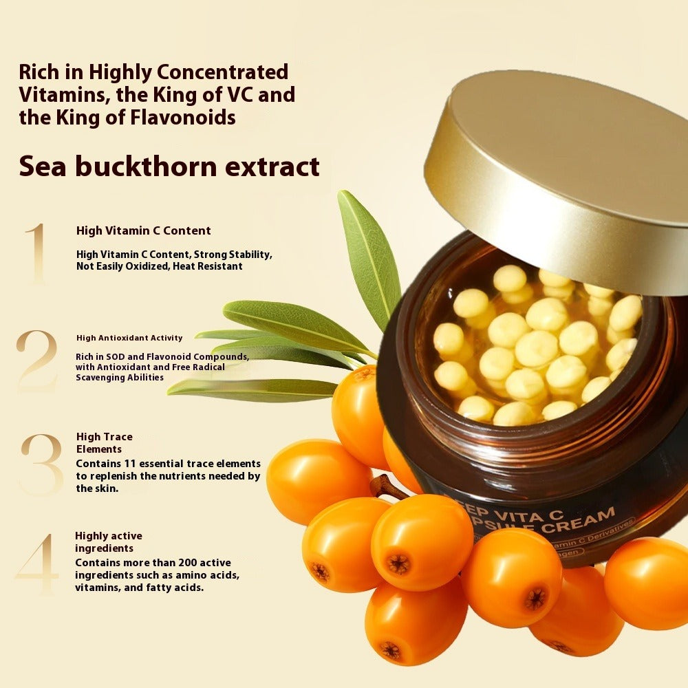 Vitamin C Capsule Cream – Deep Hydration Moisturizer 68g Facial Moisturizer Cream Oasis Select