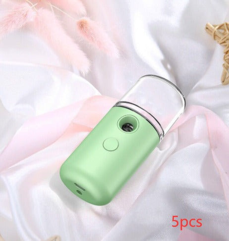 Nano USB Face Mister & Portable Sanitizer Sprayer – 30ml Nano Face Mister Oasis Select Green 5pcs
