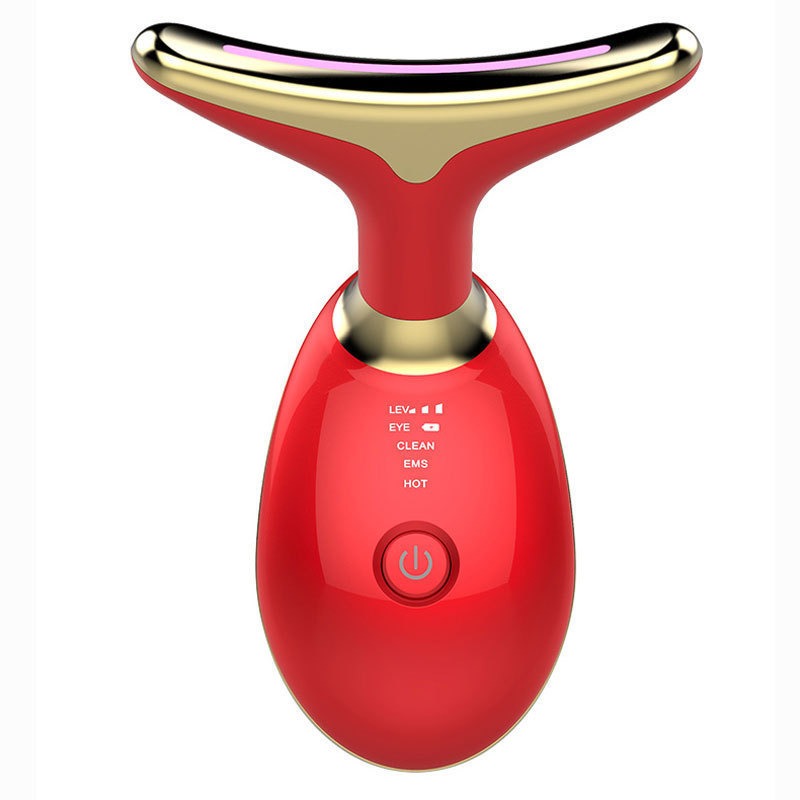 Face & Neck Lifting Beauty Device – Photon Firming Tool Facial Lifting Device Oasis Select Seven lights red