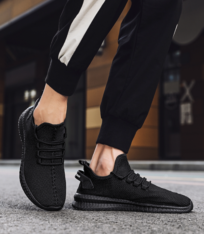 Men's Breathable Knit Mesh Running Sneakers | Athletic Shoes Athletic Running Sneakers Oasis Select