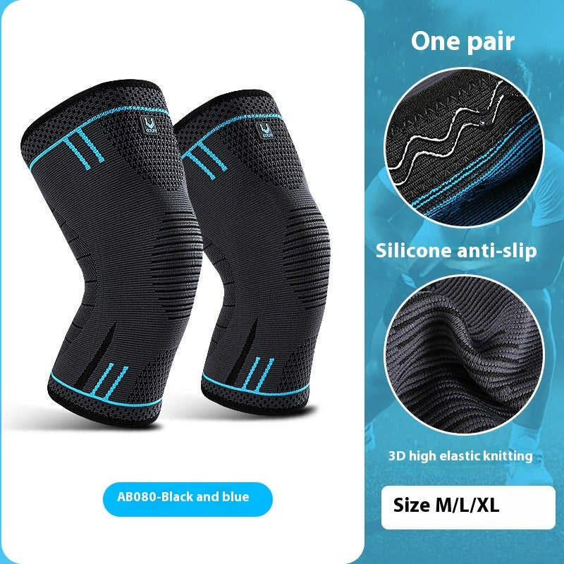 Anti-Slip Knee Pad for Outdoor Fitness, Running & Cycling Sports Knee Pad Oasis Select Black And Blue XL