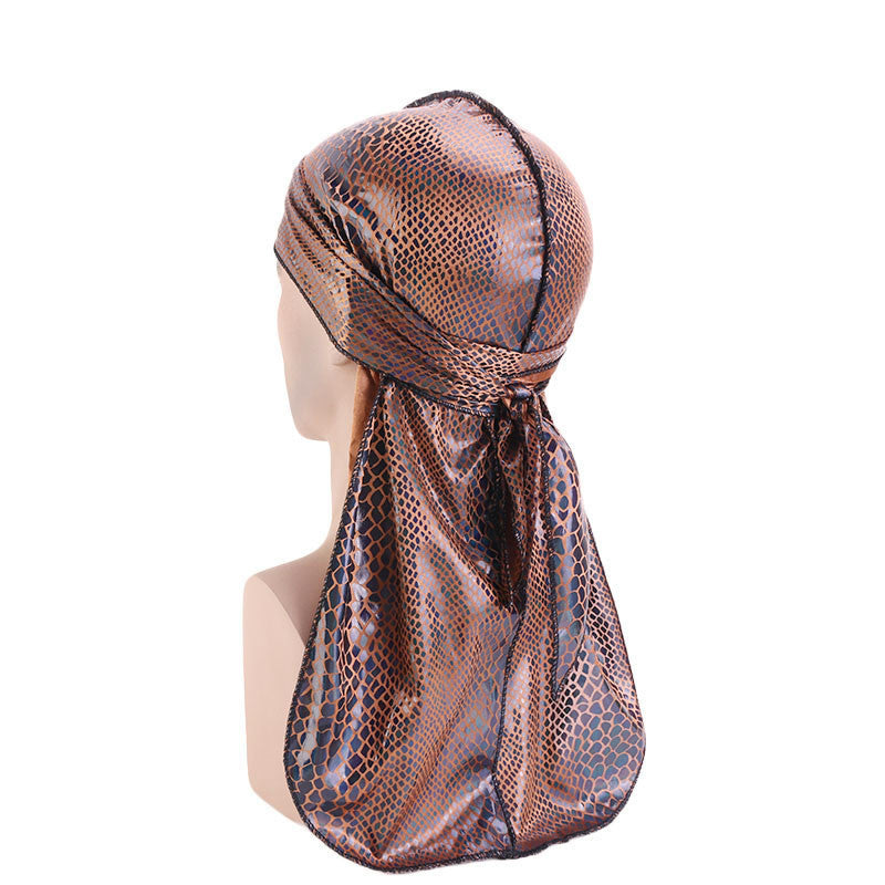 Crocodile Pattern Long Tail Pirate Hat with Cloak Costume Hat Set Oasis Select Wine