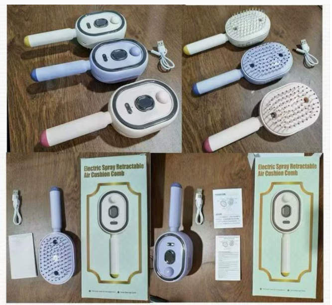 Electric Spray Airbag Massage Comb with Essential Oil Mist Electric Massage Comb Oasis Select
