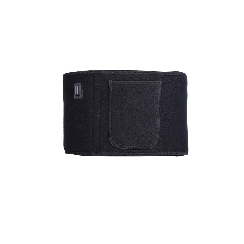 Red Light Infrared Therapy Waist Belt – 660nm & 850nm Light Therapy Belt Oasis Select European gauge adapter / Black (external remote control version)