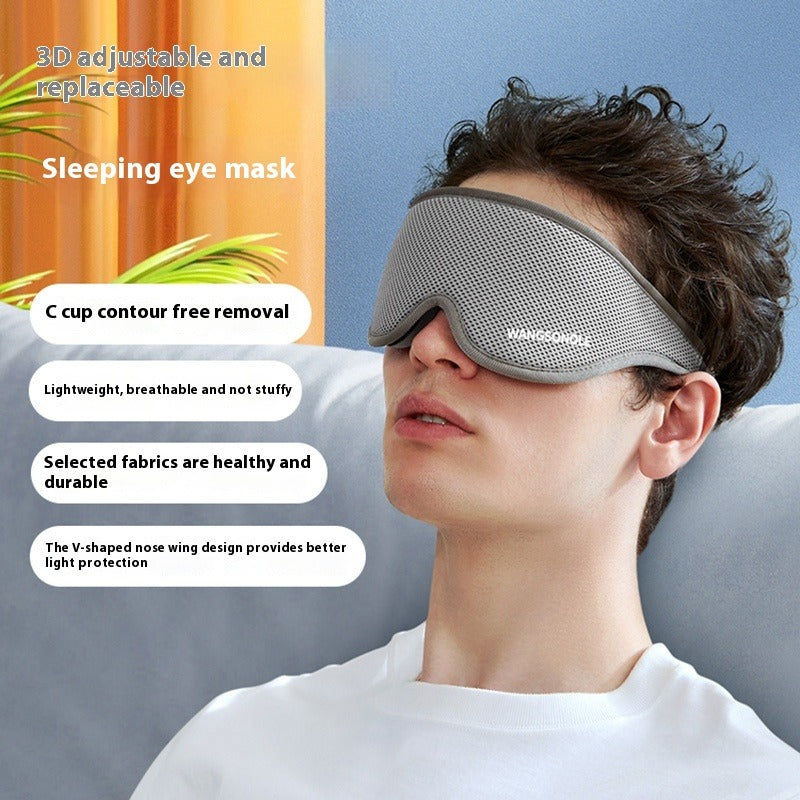 3D Memory Foam Sleep Eye Mask – Blackout for Travel & Home Sleep Eye Mask Oasis Select
