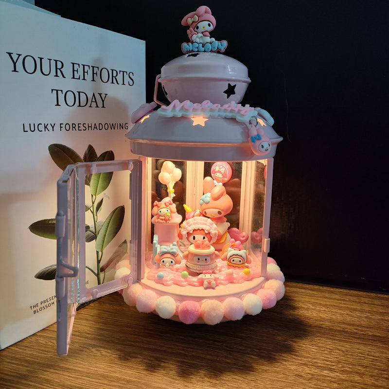 DIY Musical Candle Holder – Creative Gift with Melodies & Glow Musical Candle Holder Oasis Select Music pink Candlestick melody material package package
