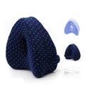 Heart-Shaped Memory Foam Leg Pillow | Better Sleep Support Memory Foam Leg Pillow Oasis Select Navy Blue 25x23x15cm