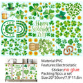 St. Patrick's Day Window Stickers – Set of 9 | 20x30cm Holiday Window Stickers Oasis Select