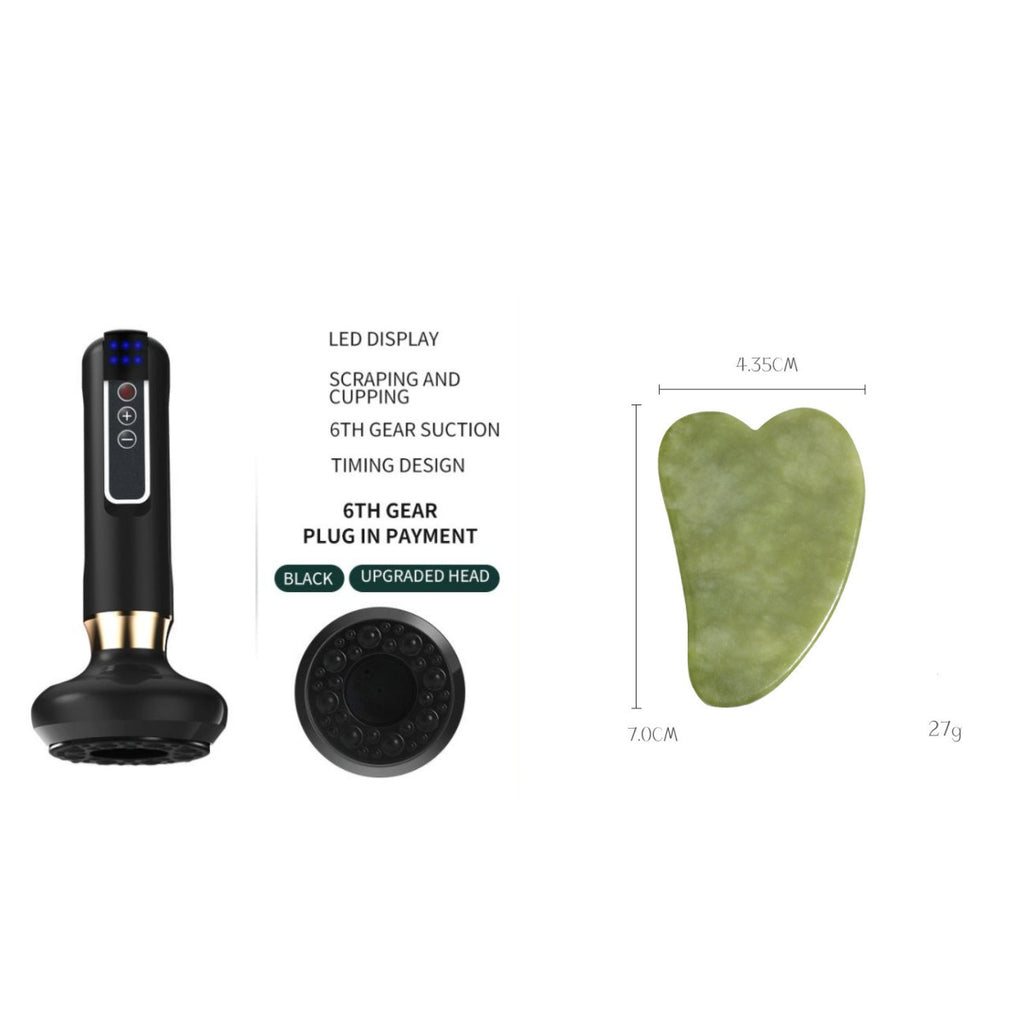 Electric Vacuum Cupping Massager with Infrared Heat & Gua Sha