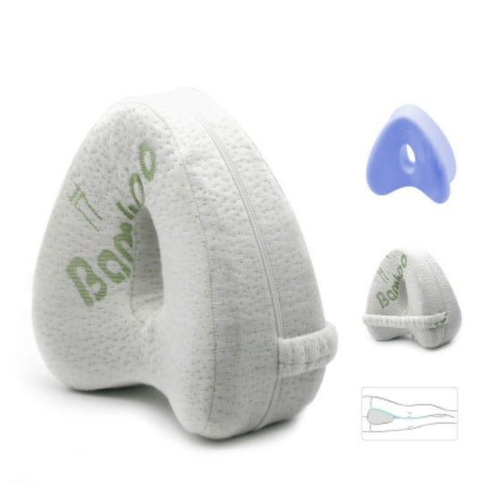 Heart-Shaped Memory Foam Leg Pillow | Better Sleep Support Memory Foam Leg Pillow Oasis Select