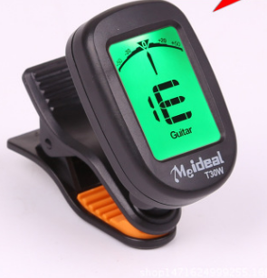Chromatic Tuner for Guitar, Bass, Violin & Ukulele | ±1 Cent Instrument Tuner Oasis Select black