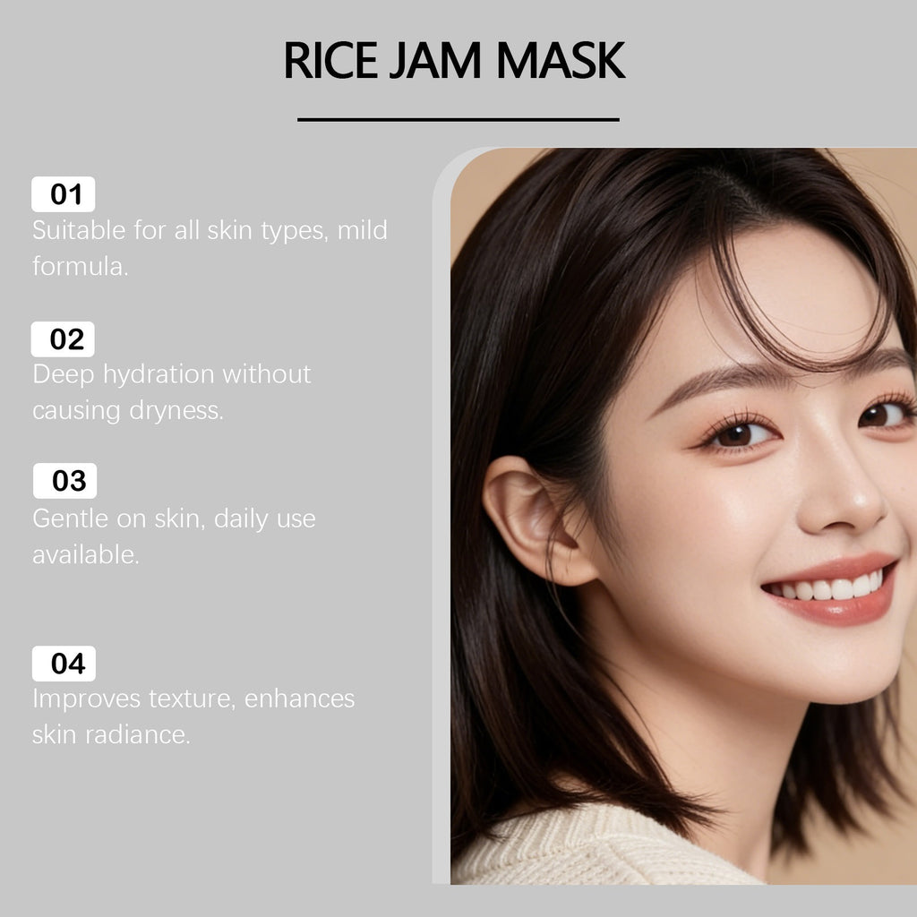 Rice Slurry Hydrating & Rejuvenating Face Mask – 150g Hydrating Face Mask Oasis Select
