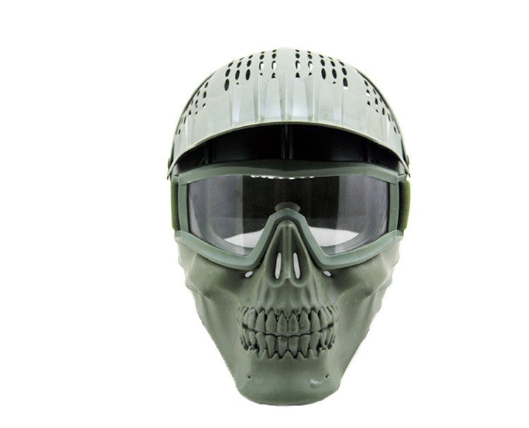 Halloween Full-Face Skull Mask | Tactical Shield – 3 Colors Halloween Costume Mask Oasis Select
