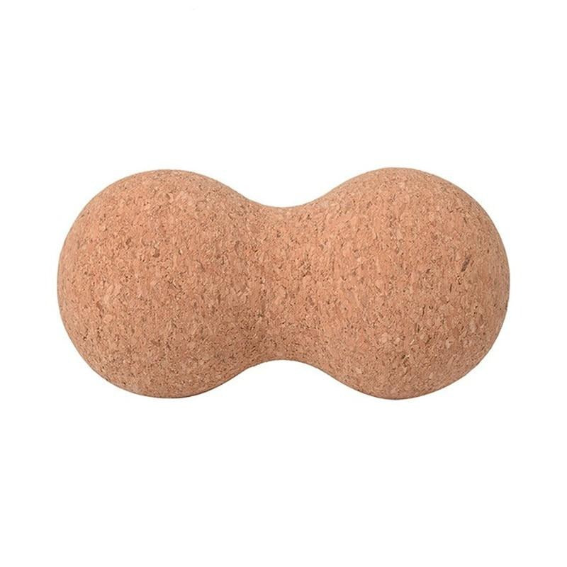 Cork Peanut Ball Yoga Massager | Muscle Recovery Tool Yoga Massage Ball Oasis Select As shown Q1 pcs