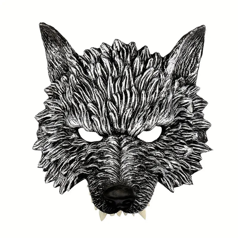 Wolf Halloween Mask – Realistic PU Foam Costume Accessory Halloween Costume Mask Oasis Select