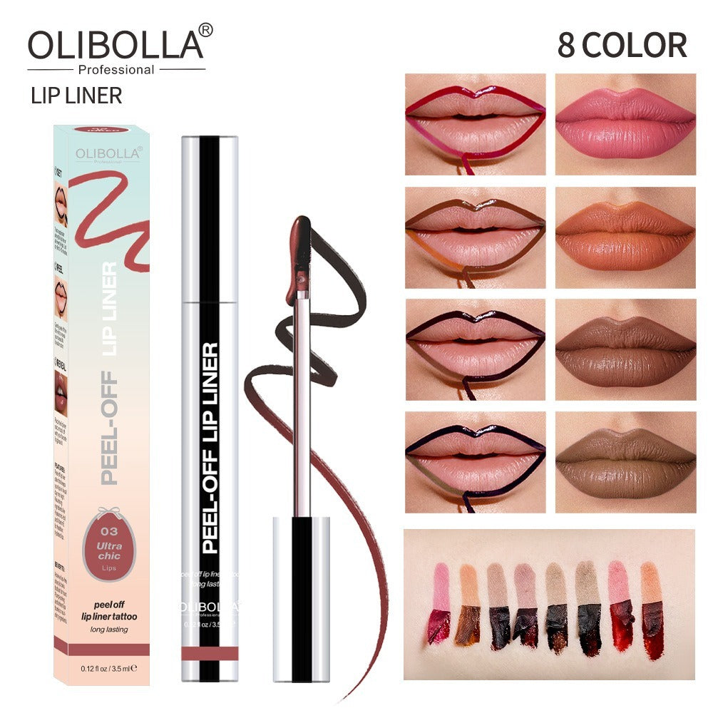 Waterproof Smudge-Proof Lip Liner Pencil | Long-Lasting Lip Liner Pencil Oasis Select