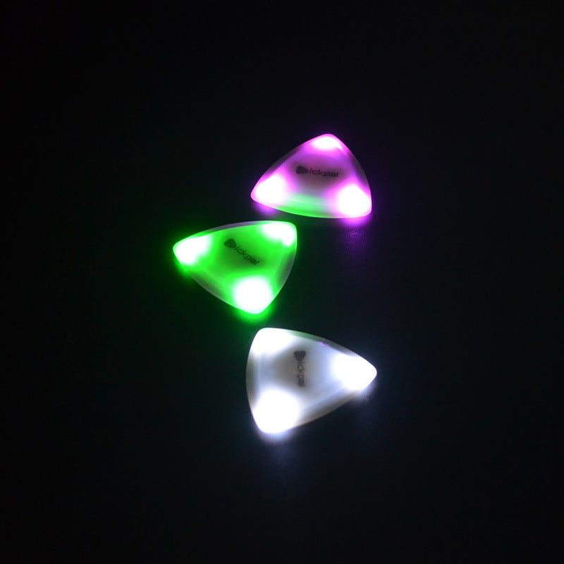 LED Light-Up Guitar Picks – Illuminated Triangle Picks LED Guitar Picks Oasis Select