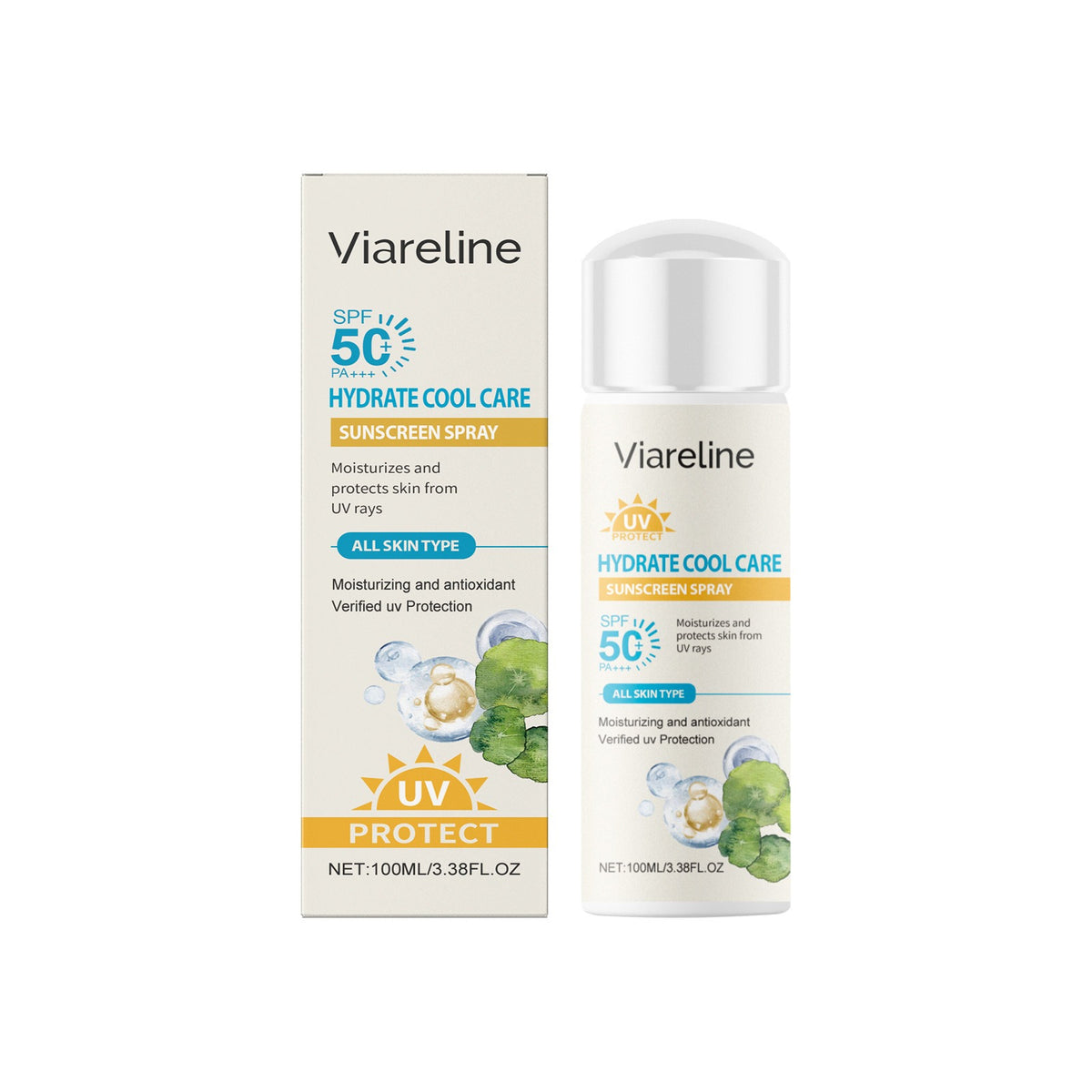 UV-Protective Moisturizing Face Spray – Hydrating Mist 100ml UV Hydrating Face Mist Oasis Select Default 100ml