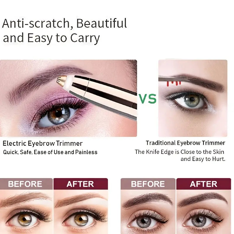 Rechargeable Eyebrow Hair Remover – Precision Trimmer Eyebrow Hair Trimmer Oasis Select