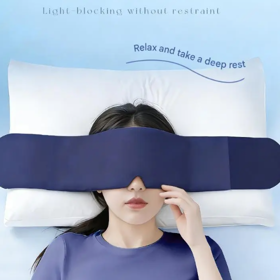 Cooling Light-Blocking Sleep Mask | Soft & Adjustable Cooling Sleep Mask Oasis Select