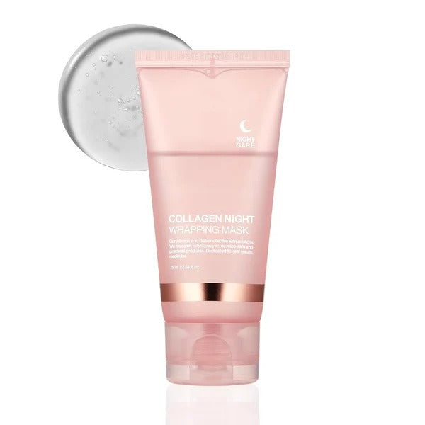 Collagen Night Wrapping Face Mask – Firming & Hydrating Collagen Night Mask Oasis Select 75ml Single Bottle 75ml