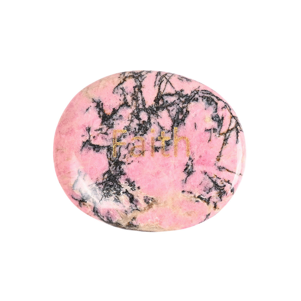 Natural Crystal Oval Gemstone Slabs – Polished Energy Stones Crystal Gemstone Slab Oasis Select 45*35*7mm Red pattern (Faith)