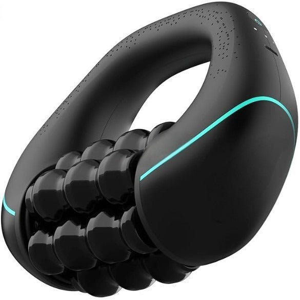 Mini Rolling Percussive Massager – 3-Speed Rechargeable Percussive Massager Oasis Select Black