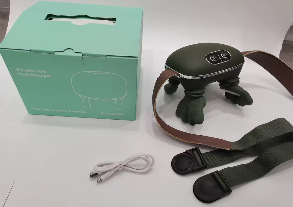 Electric Neck & Shoulder Massager – 4D Kneading & Warm Heat Electric Body Massager Oasis Select