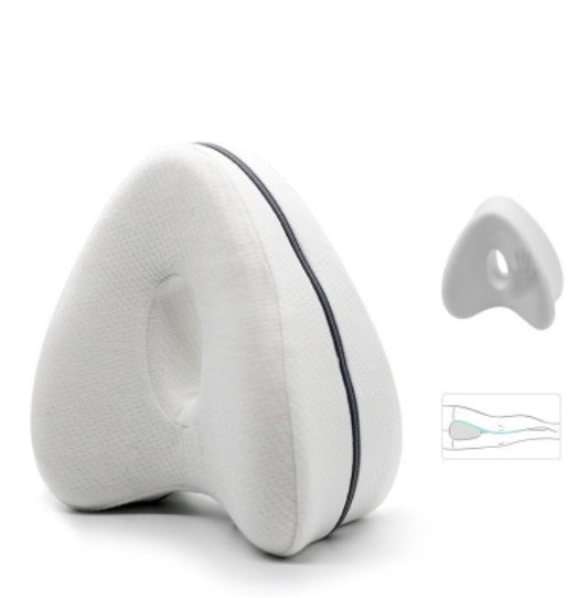 Heart-Shaped Memory Foam Leg Pillow | Better Sleep Support Memory Foam Leg Pillow Oasis Select