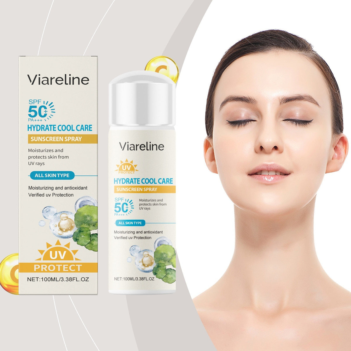 UV-Protective Moisturizing Face Spray – Hydrating Mist 100ml UV Hydrating Face Mist Oasis Select