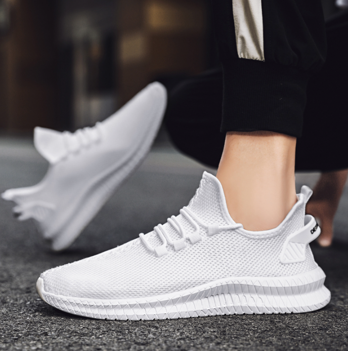 Men's Breathable Knit Mesh Running Sneakers | Athletic Shoes