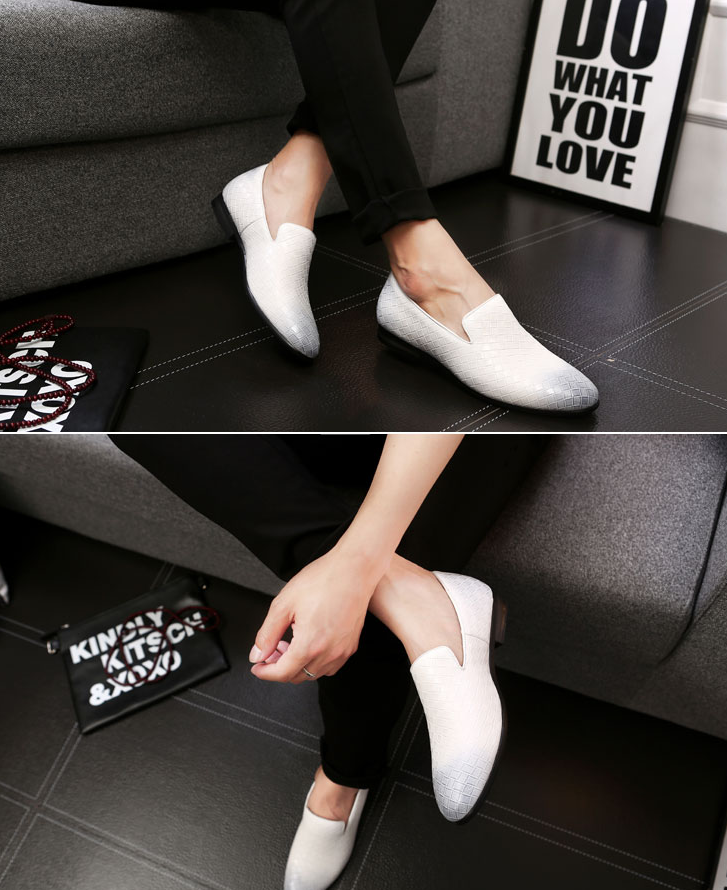 British Men's Leather Loafers | Pointed Toe Microfiber Shoes Men's Leather Loafers Oasis Select