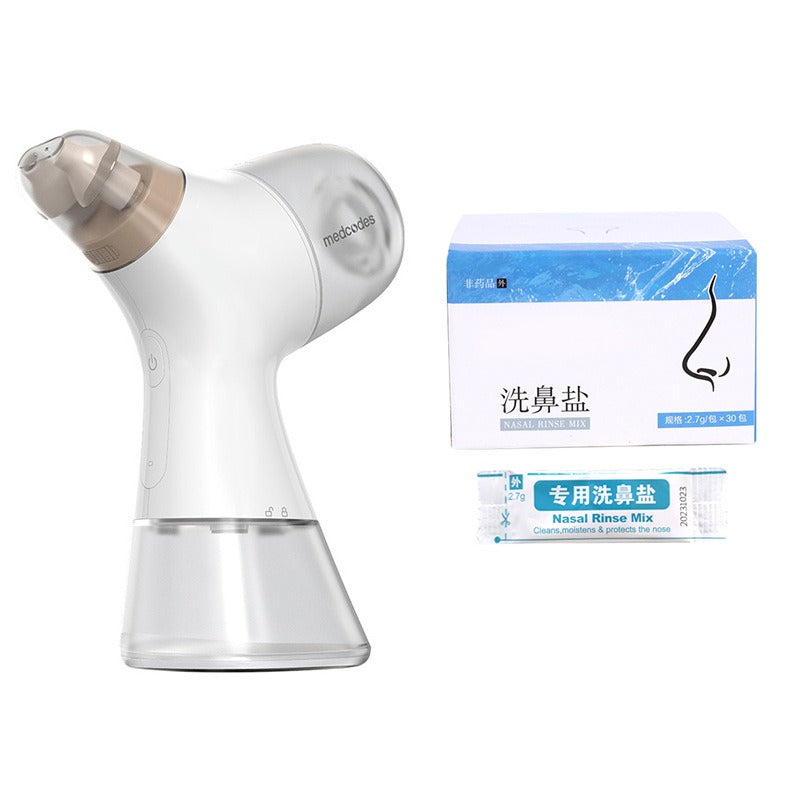 Electric Nasal Irrigator – Adjustable Pulse Saline Rinse System Nasal Irrigator Oasis Select