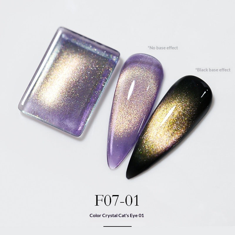 Cat's Eye Gel Polish – Aurora Chameleon Nail Art | 15mL Nail Gel Polish Oasis Select