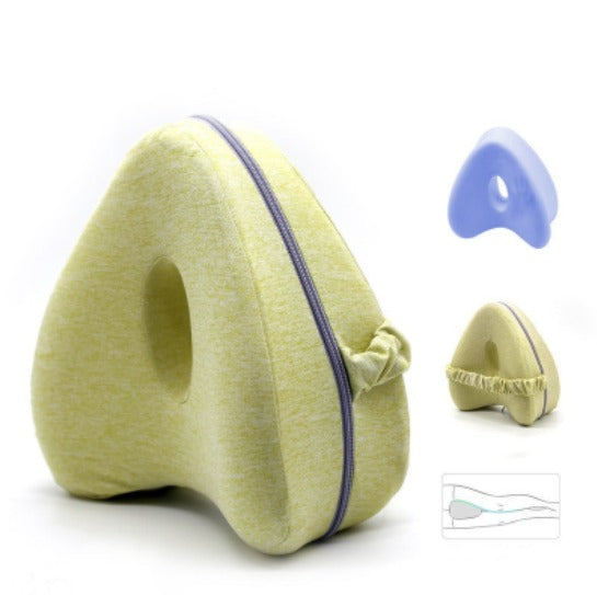 Heart-Shaped Memory Foam Leg Pillow | Better Sleep Support Memory Foam Leg Pillow Oasis Select