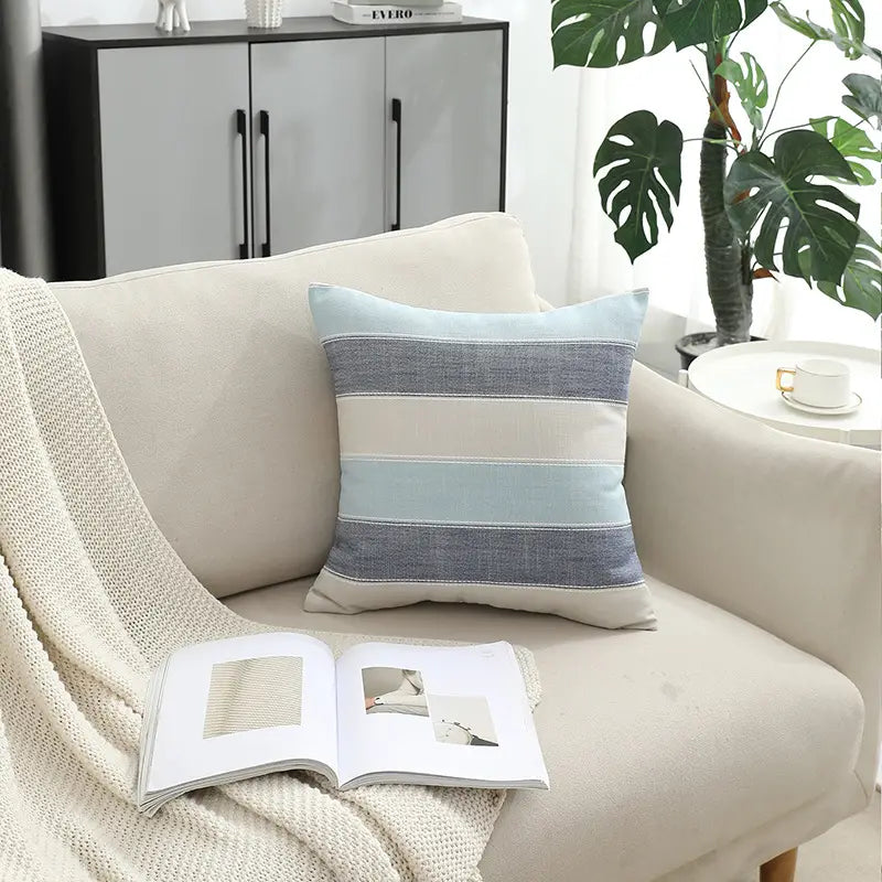 Color-Block Minimalist Pillowcase 45x45cm | Sofa & Bed Cover Decorative Pillowcase Oasis Select