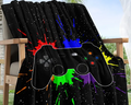 Gamer Blanket – Soft Flannel Throw for Couch & Bedroom Flannel Throw Blanket Oasis Select 75*100cm