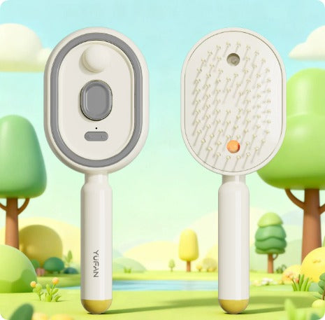 Electric Mist Spray Airbag Massage Comb Oasis Select Offwhite Upgraded version