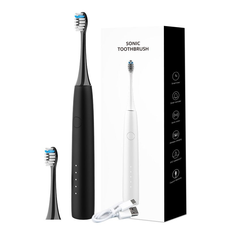 Smart Electric Toothbrush – IPX7 Waterproof, USB, 5 Modes Electric Toothbrush Oasis Select SN303 Black Standard