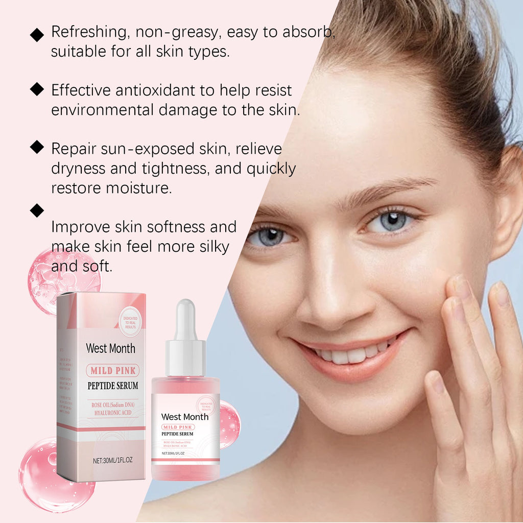Facial Peptide Glow Serum – Hyaluronic & Copper Tripeptide Facial Serum Cream Oasis Select
