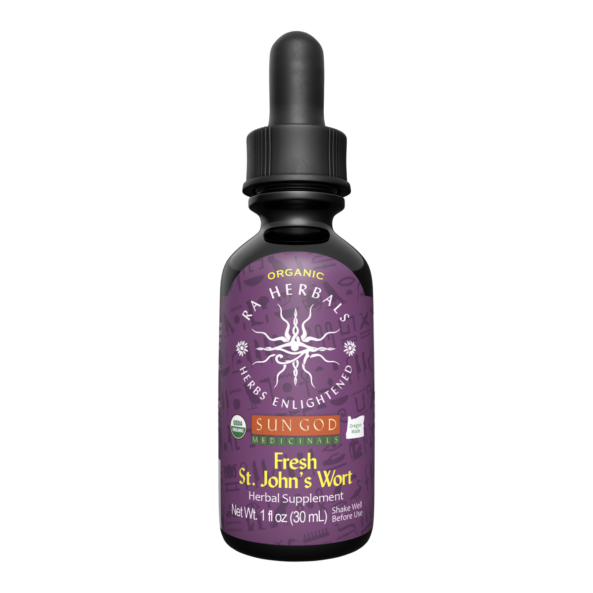 Organic St. John's Wort Tincture | Fresh Herb Liquid Extract Herbal Tincture Oasis Select