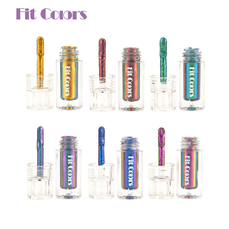 Aurora Multi Chrome Liquid Eyeshadow Pigments – 6 Shades Liquid Eyeshadow Pigment Oasis Select