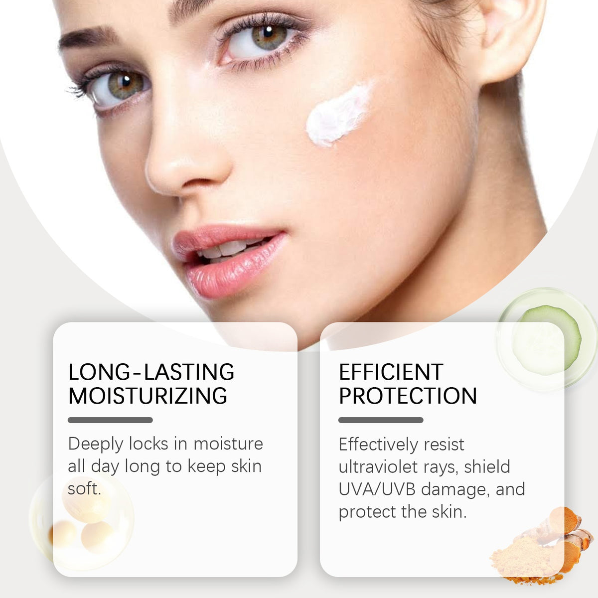 Moisturizing Protective Cream – Cucumber & Titanium Dioxide Facial Moisturizer Cream Oasis Select