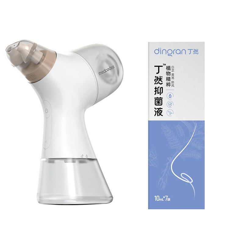 Electric Nasal Irrigator – Adjustable Pulse Saline Rinse System Nasal Irrigator Oasis Select