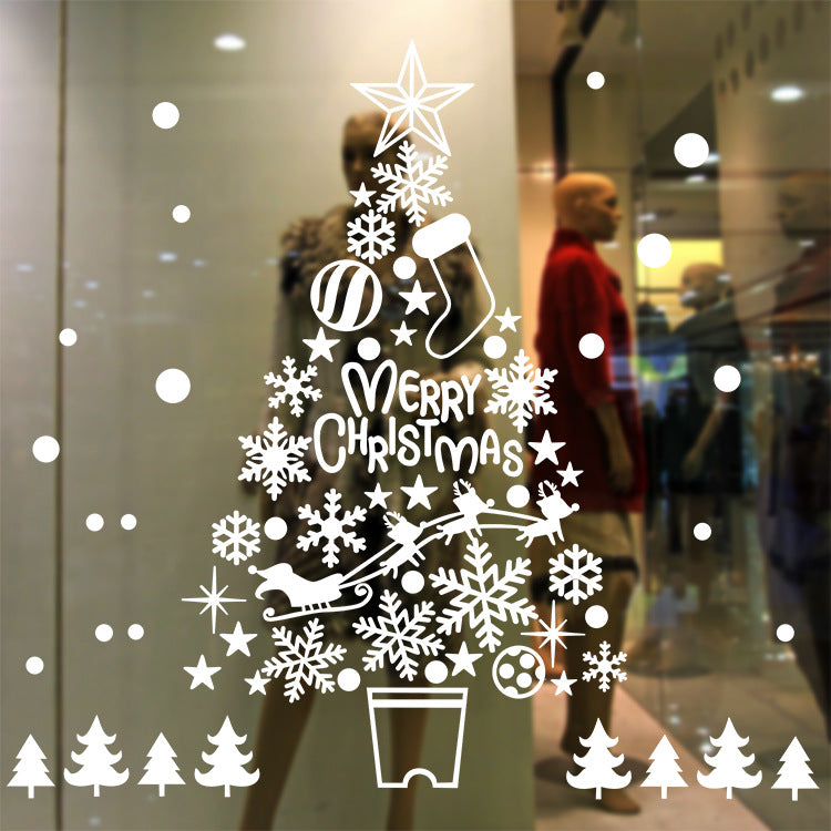 Christmas & New Year Static Cling Window Decorations Window Cling Decorations Oasis Select Elk