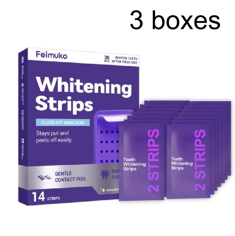 Purple Whitening Tooth Plaster Oasis Select Purple 14 STRIPS-3 boxes